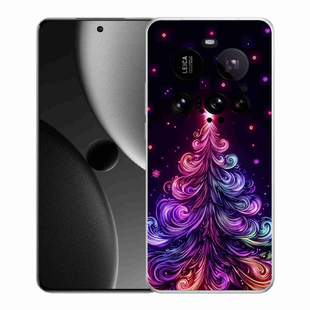 Gél borítás mmCase a Xiaomi 15 Ultra - neon karácsonyfa 1