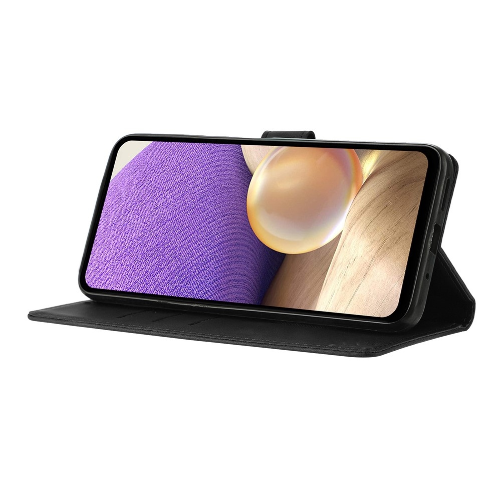 Háromszögek könyv tok Xiaomi 15T Pro-hoz - fekete