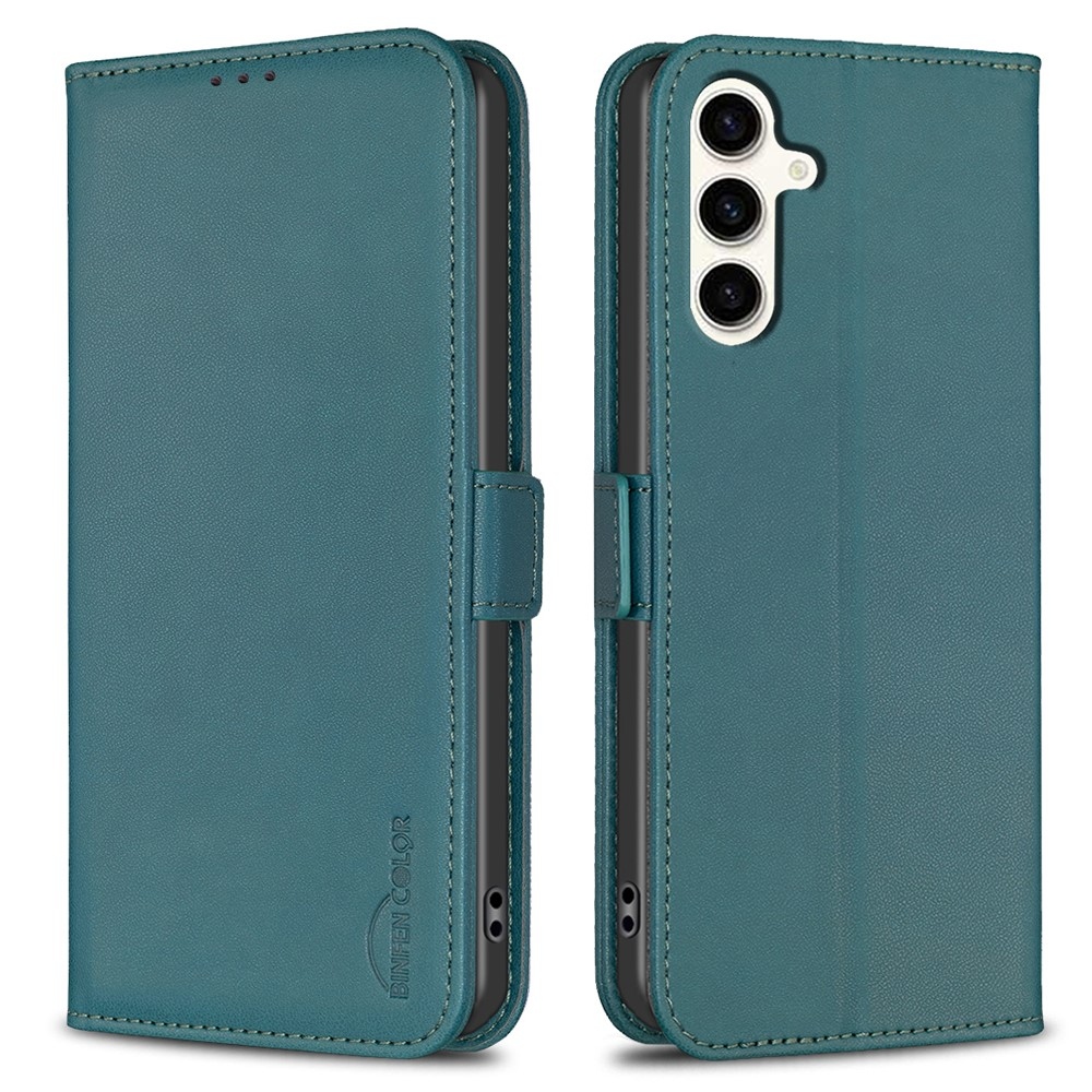 BNF könyvtáska Samsung Galaxy S24 FE készülékhez - zöld