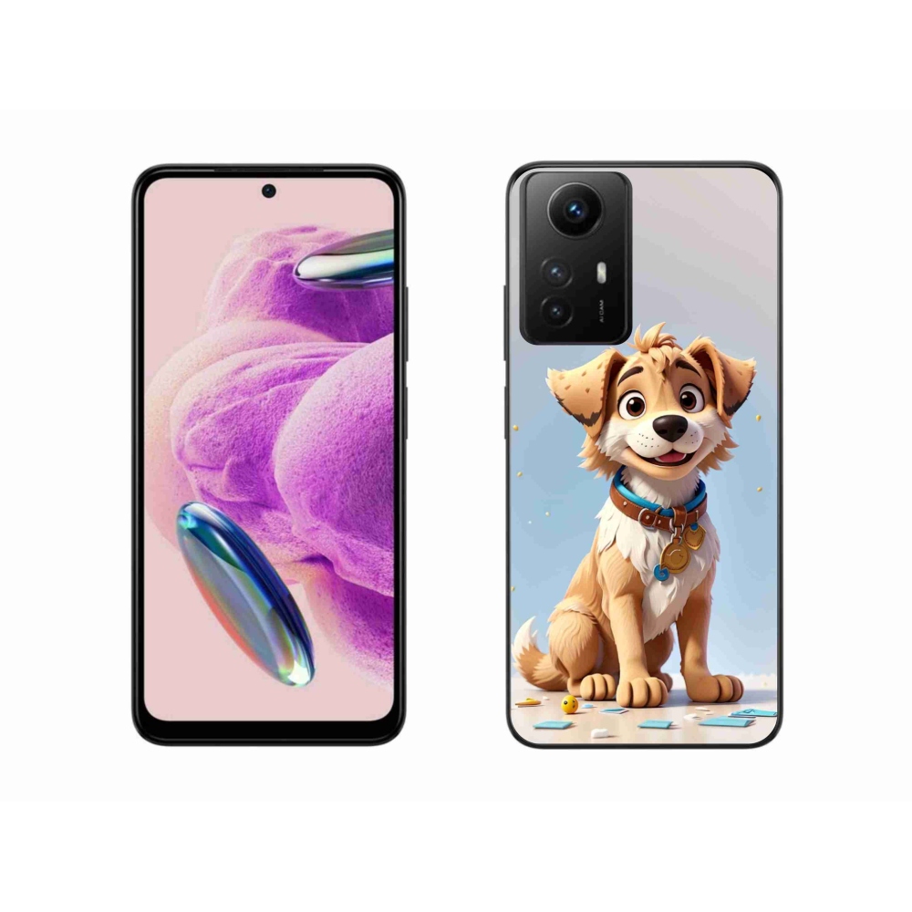 Gél borítás mmCase a Xiaomi Redmi Note 12S-hez - rajzfilm kiskutya