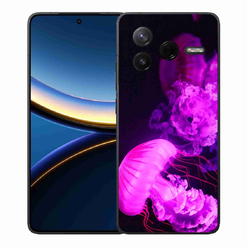 Gél borítás mmCase a Xiaomi Poco F7 Pro számára - medúza 1