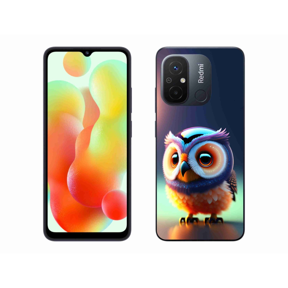 Gél borítás mmCase a Xiaomi Redmi 12C-hez - bagoly