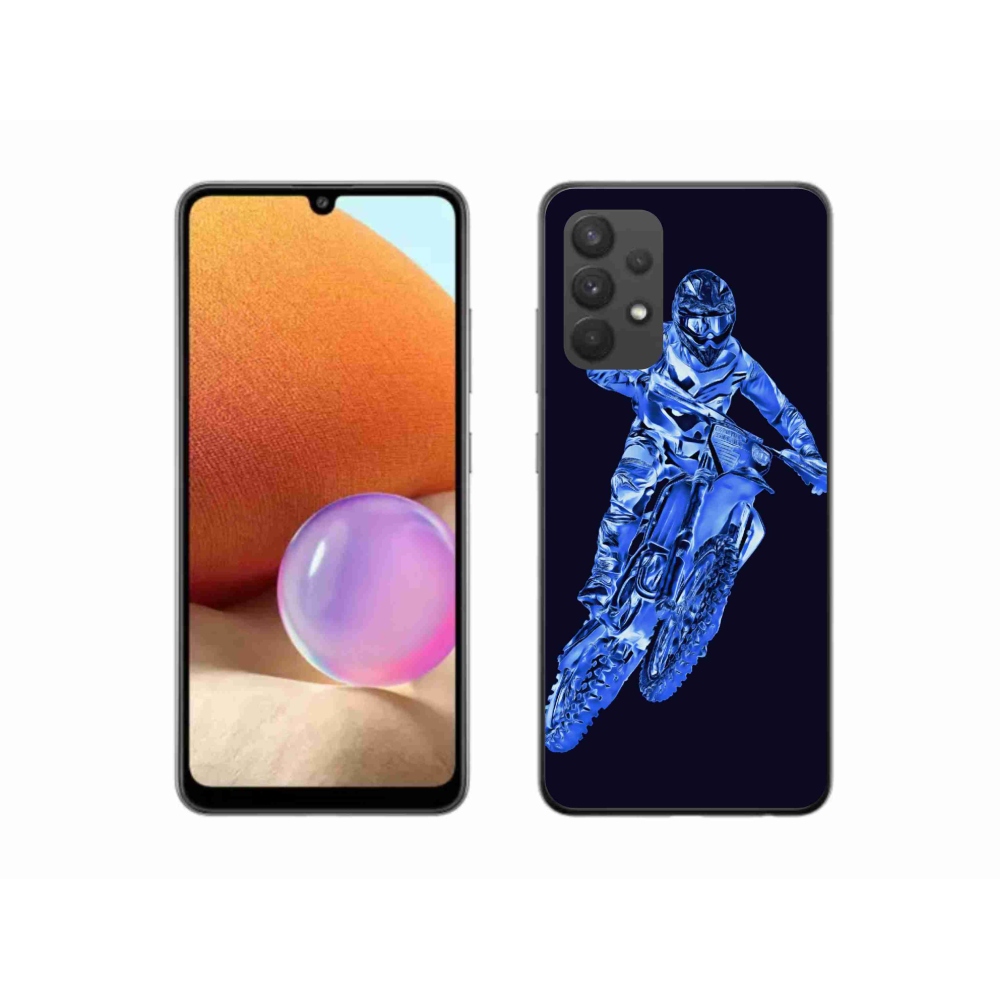 Zselés borítás mmCase Samsung Galaxy A32 4G - motocross 1