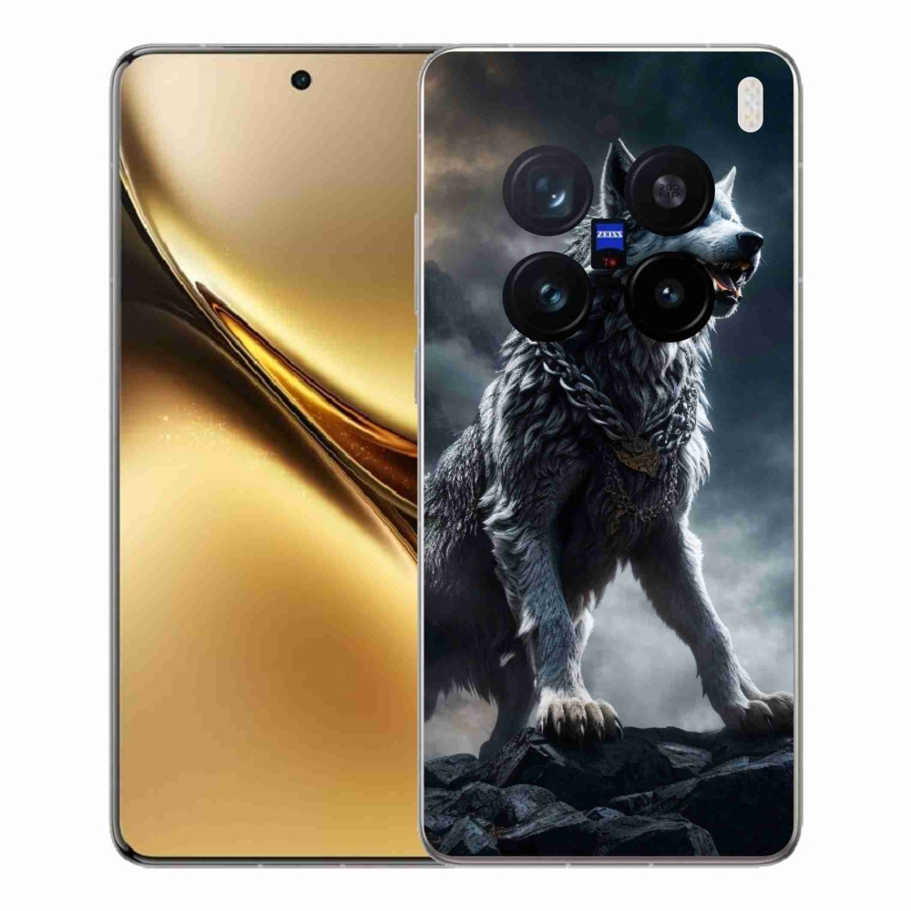 Zselés borítás mmCase a Vivo X200 Pro 5G készülékhez - farkas 1