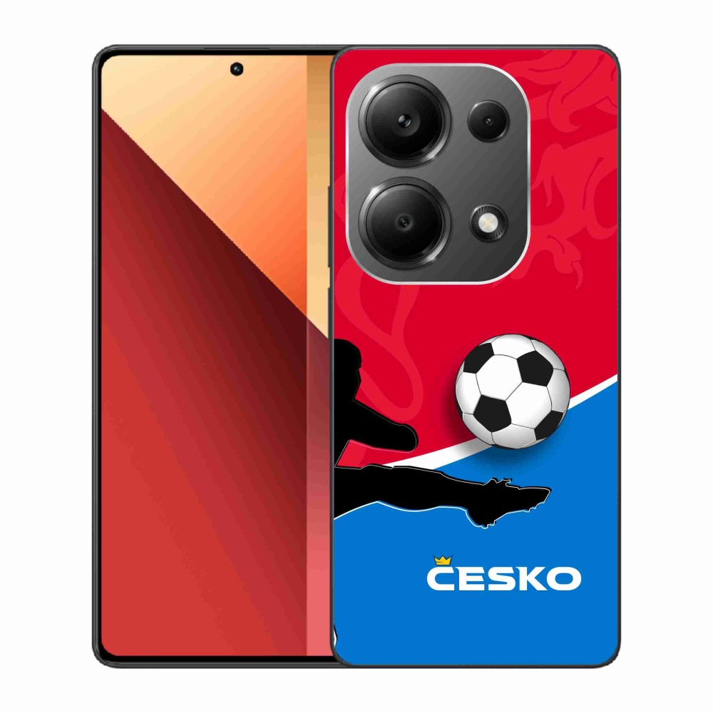 Gél borítás mmCase a Xiaomi Redmi Note 13 Pro 4G/Poco M6 Pro - futball Csehország 2