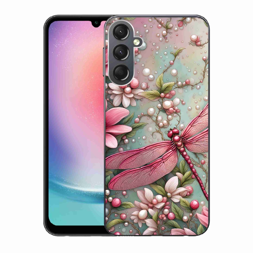 Zselés borítás mmCase Samsung Galaxy A24 készülékhez - szitakötő