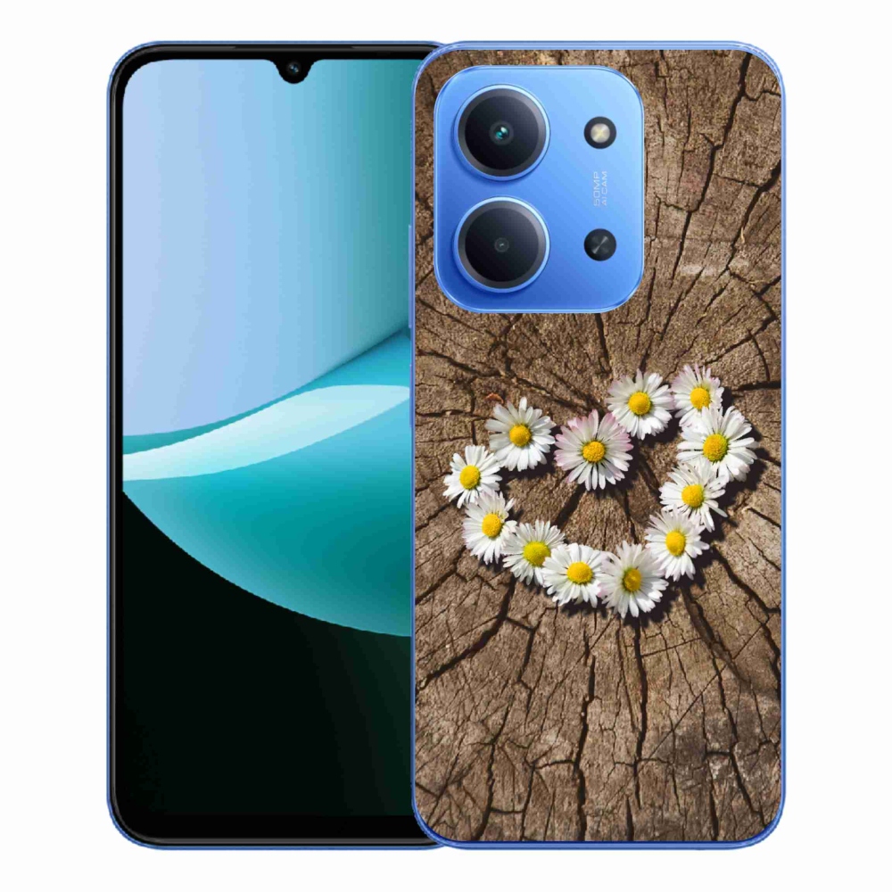 Gél borítás mmCase a Xiaomi Redmi 15C 4G/5G (173mm) - Százszorszép szív