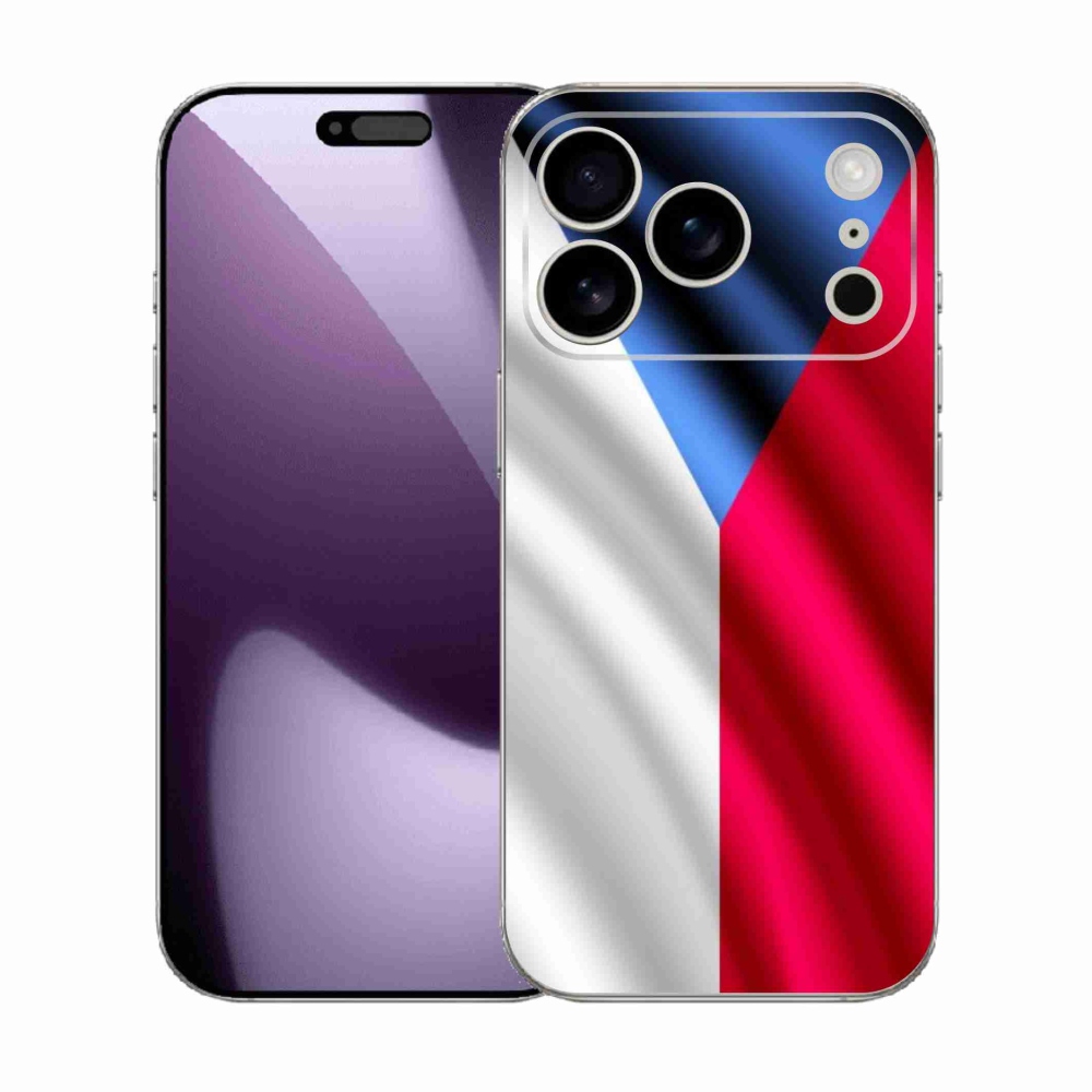 Zselés borítás mmCase iPhone 17 Pro készülékhez - cseh zászló