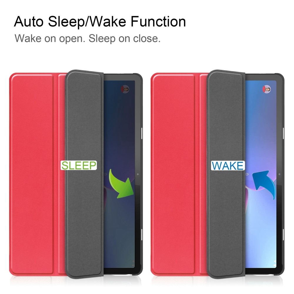 Ügyes záró tok Lenovo Tab P11 (2. generáció) - piros