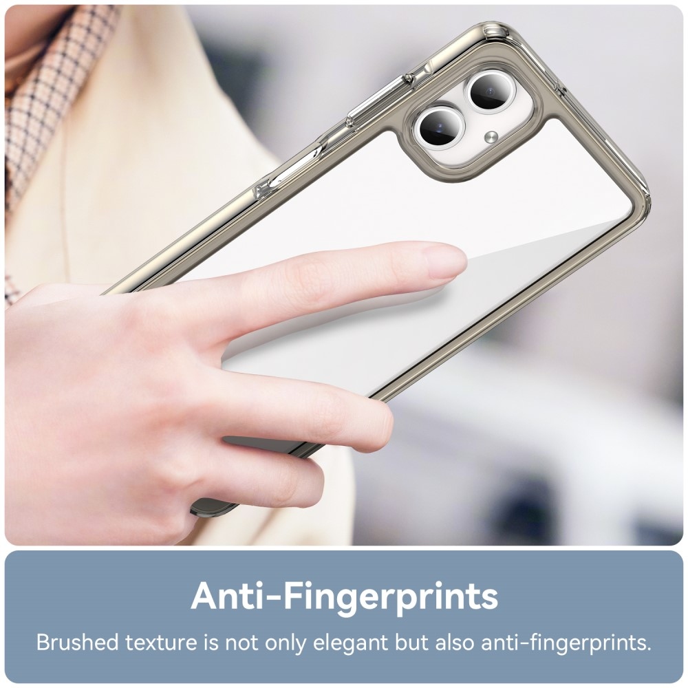 Gél tok kemény hátlappal a Samsung Galaxy A06 4G készülékre - szürke