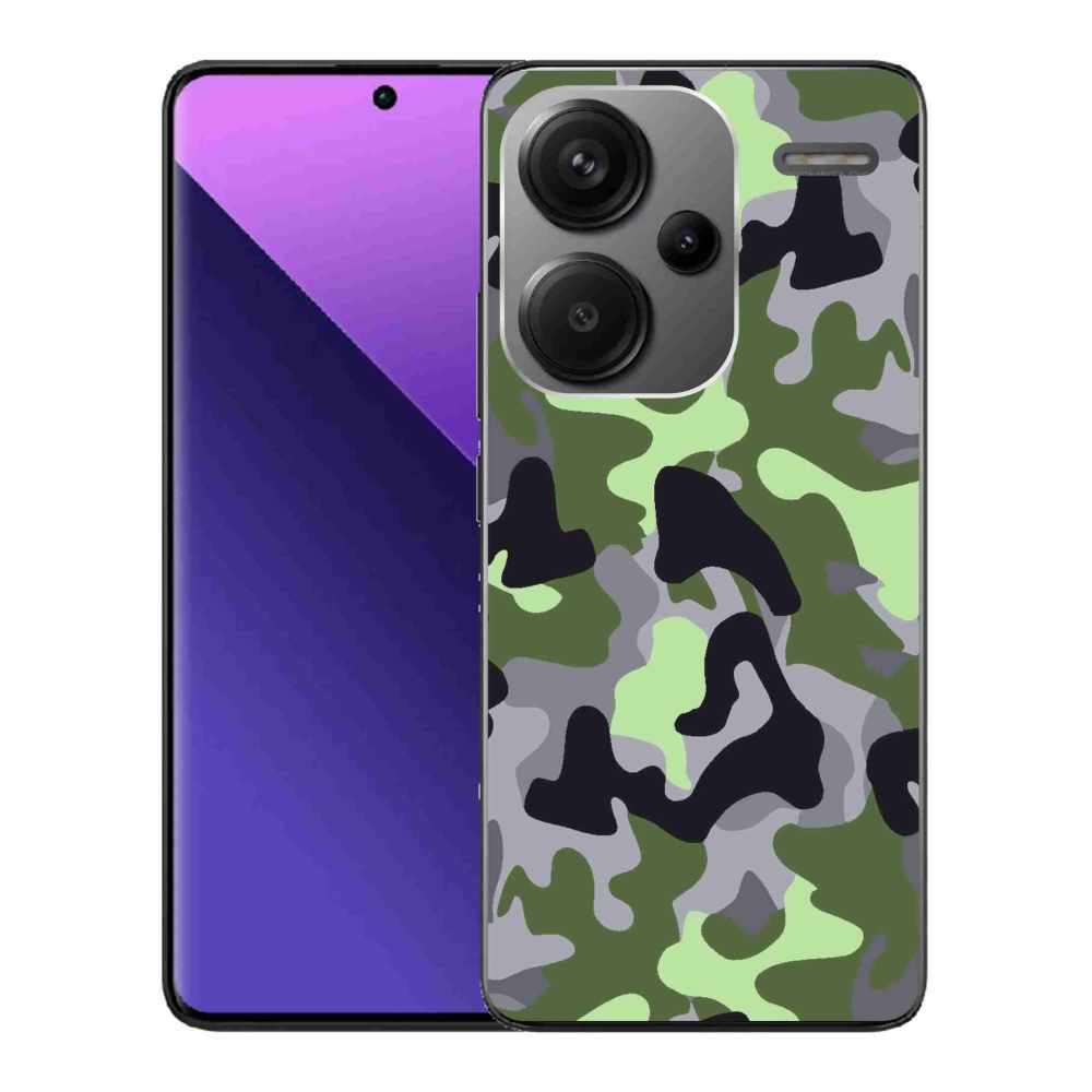 Gél borítás mmCase a Xiaomi Redmi Note 13 Pro+ 5G számára - álcázó minta 7