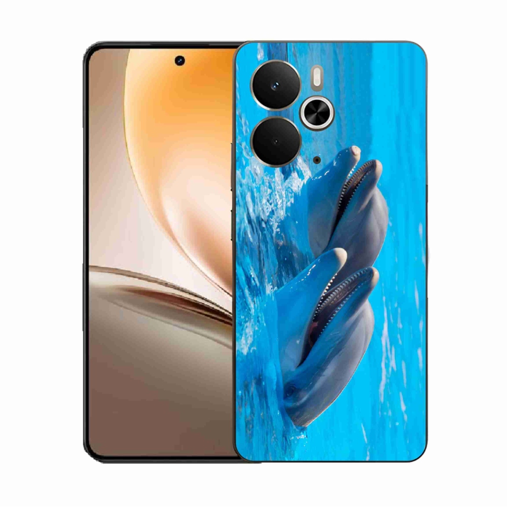 Gél borítás mmCase a Realme 14 5G/14T 5G készülékhez - delfinek
