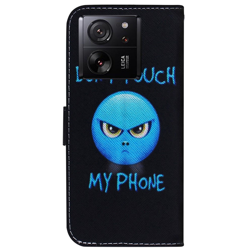 Printy könyv tok Xiaomi 13T/13T Pro - ne nyúljon hozzá