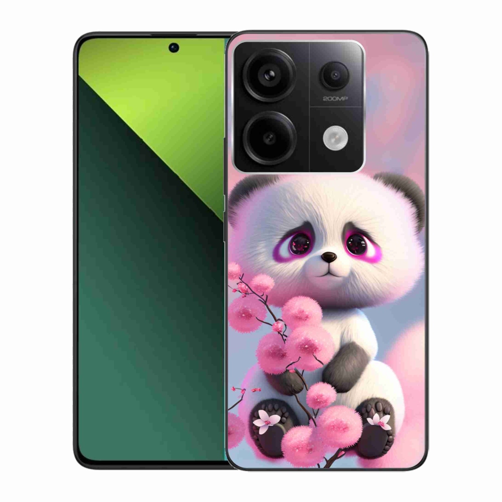 Gél borítás mmCase a Xiaomi Redmi Note 13 Pro 5G/Poco X6 5G számára - aranyos panda 1