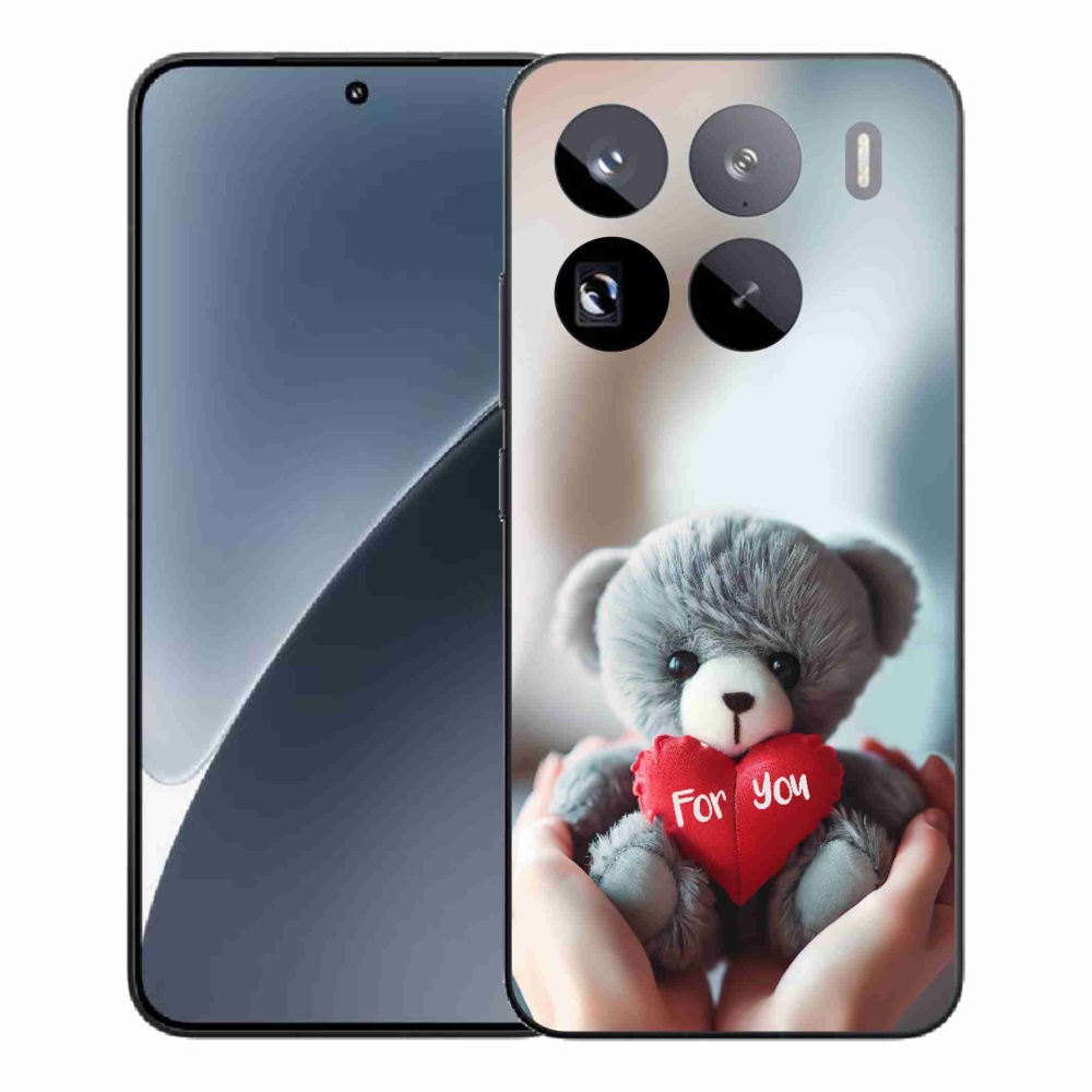 Gél borítás mmCase a Xiaomi 15 Pro-hoz - mackó a szerelmeseknek