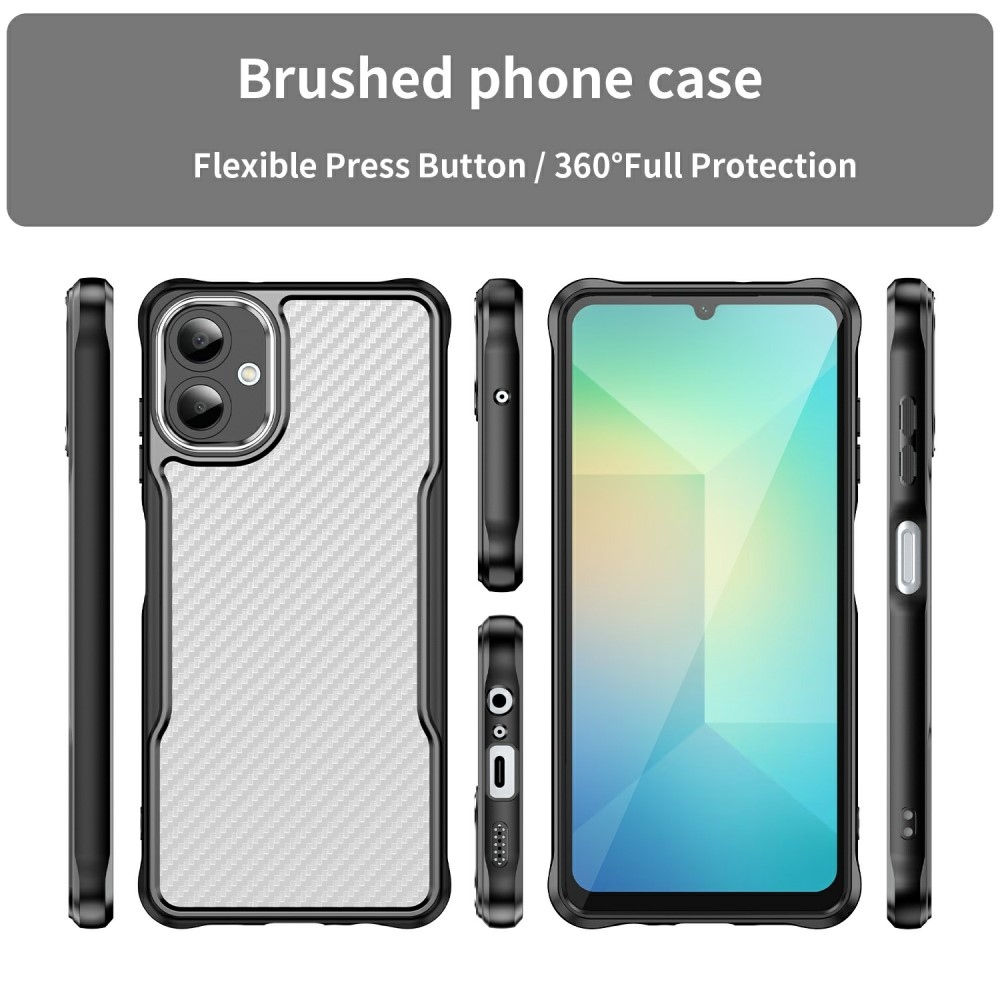 Tartós borítás Samsung Galaxy A06 4G készülékhez - fekete