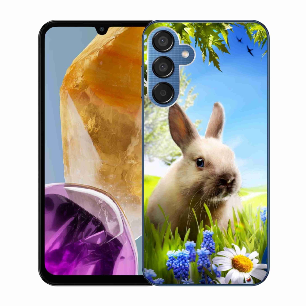 Zselés borítás mmCase Samsung Galaxy M15 5G - nyuszi