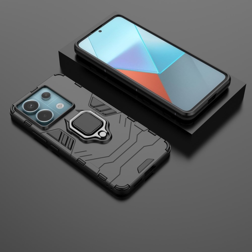 Guardy tartós borító a Xiaomi Redmi Note 13 Pro 5G/Poco X6 5G számára - fekete