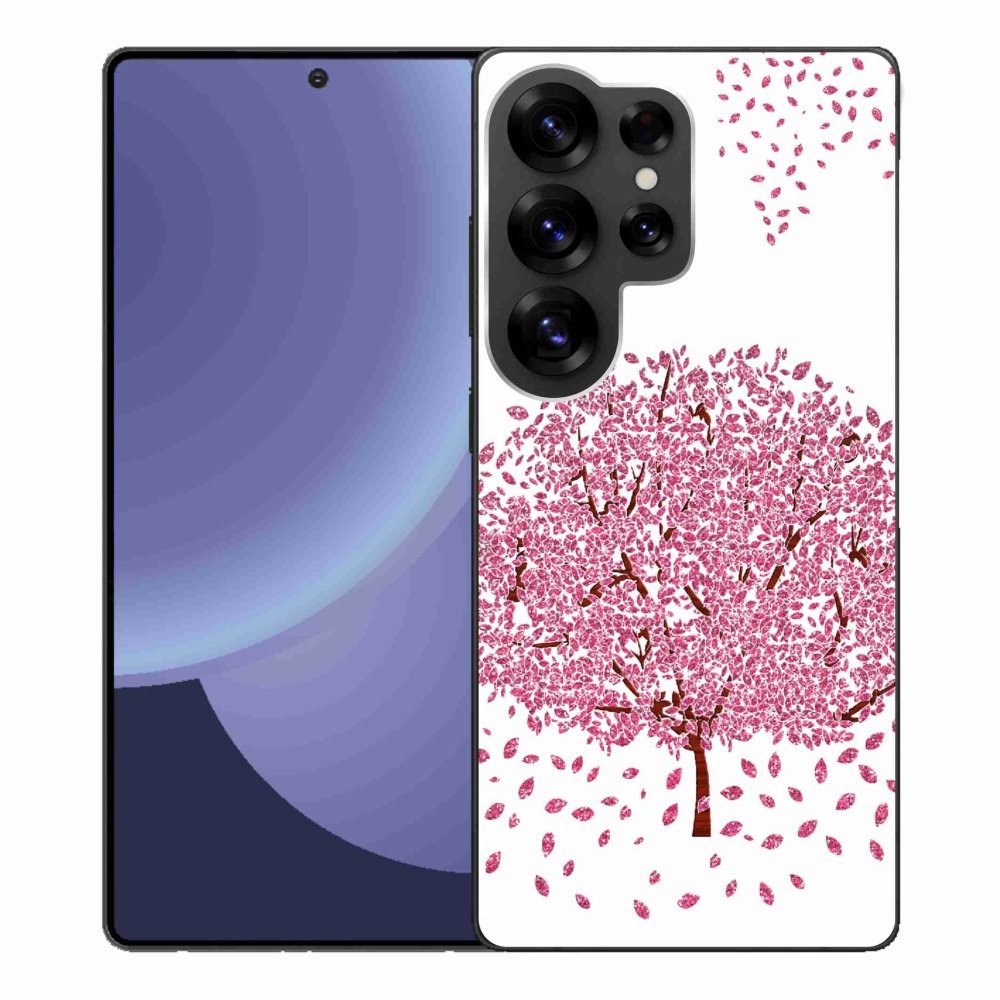 Gél borítás mmCase Samsung Galaxy S25 Ultra készülékhez - rajzfilmfa levelekkel