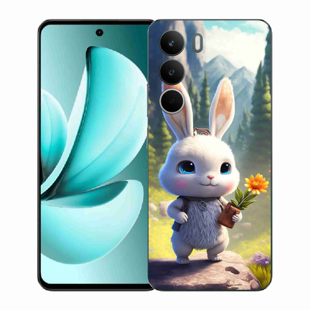 Gél borítás mmCase a Realme C71 készülékhez - aranyos nyuszi