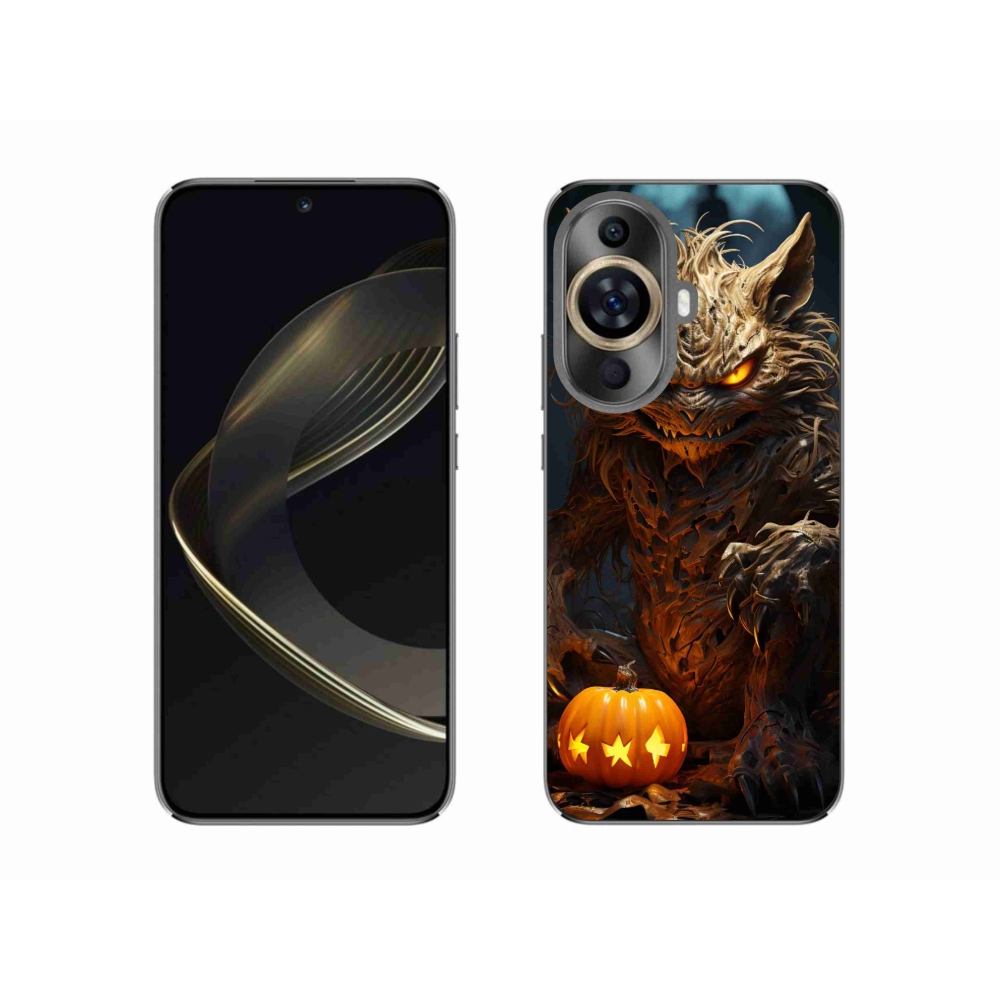Gél borító mmCase a Huawei Nova 11 készülékhez - Halloween szörnyeteg