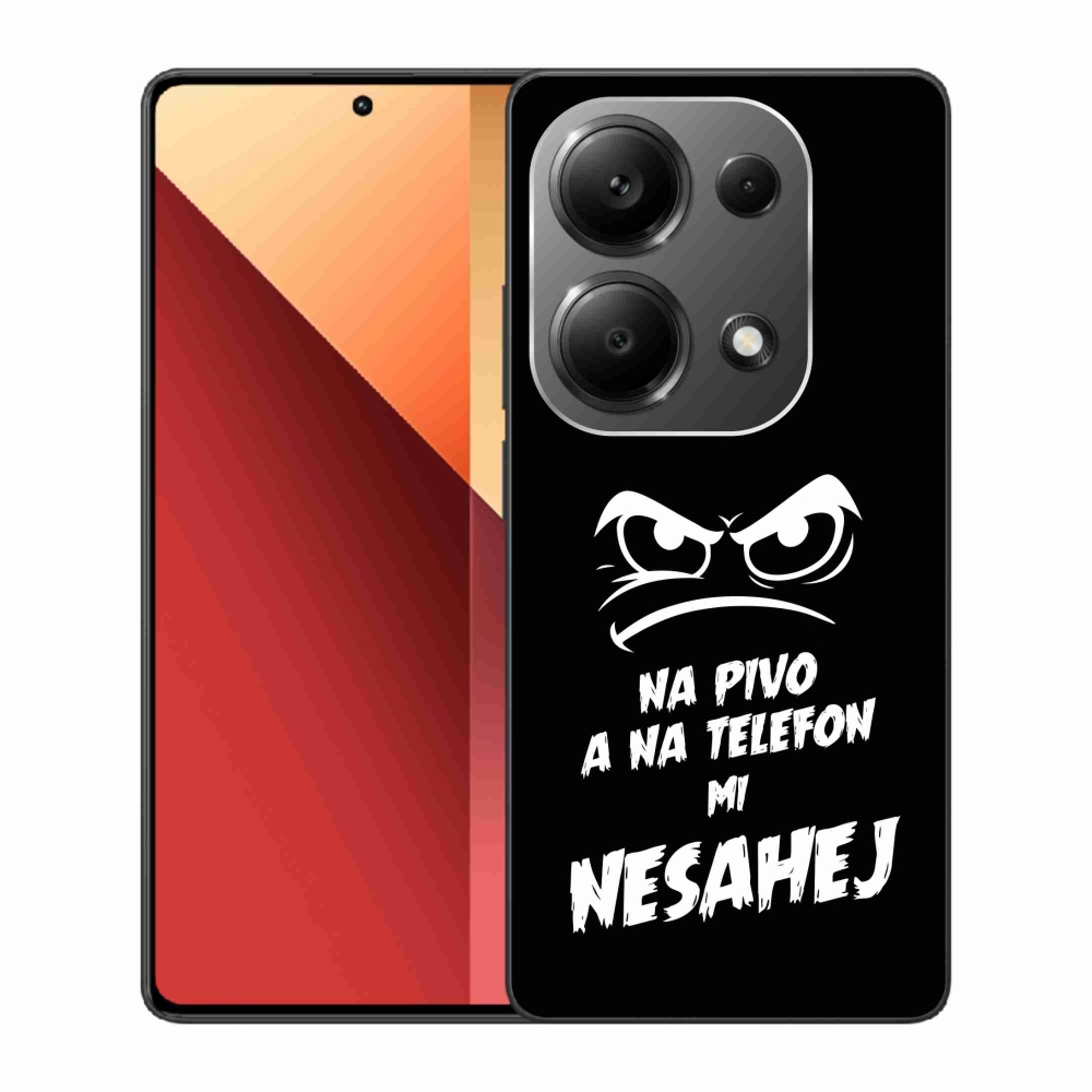 Gél borítás mmCase a Xiaomi Redmi Note 13 Pro 4G/Poco M6 Pro - sör motívum 2 fekete háttérrel