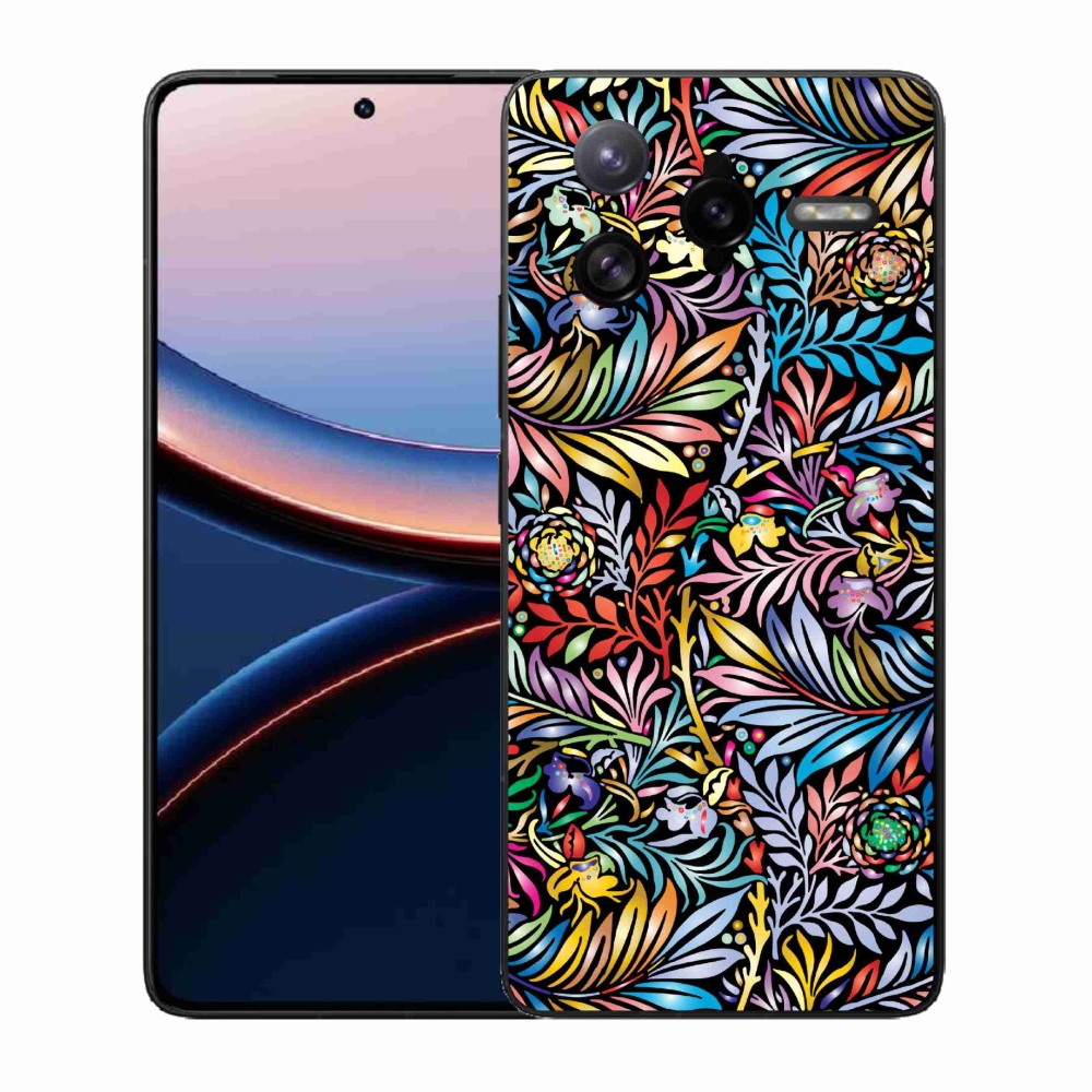 Gél borító mmCase a Xiaomi Poco F7 Ultra számára - virágok 5