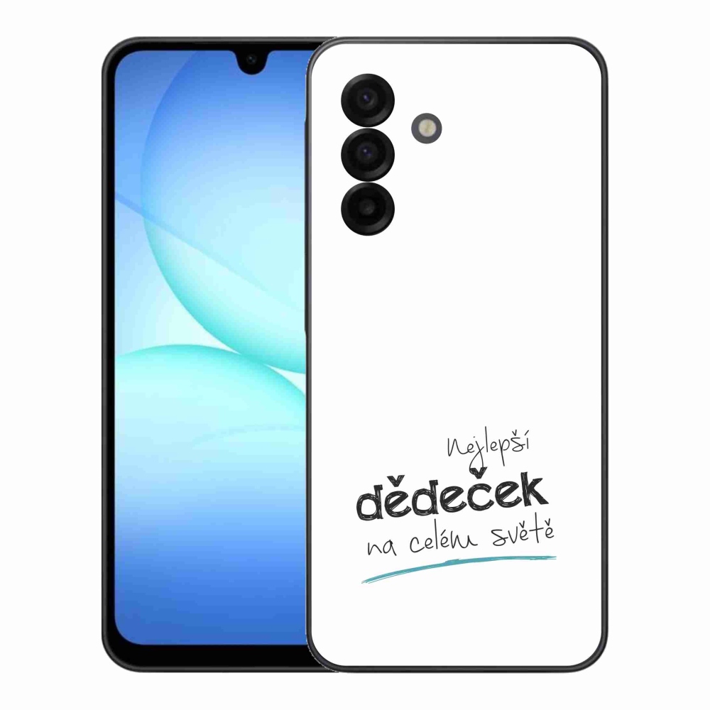 Gél borító mmCase Samsung Galaxy A17 4G/5G - a legjobb nagypapa 3 fehér háttérrel