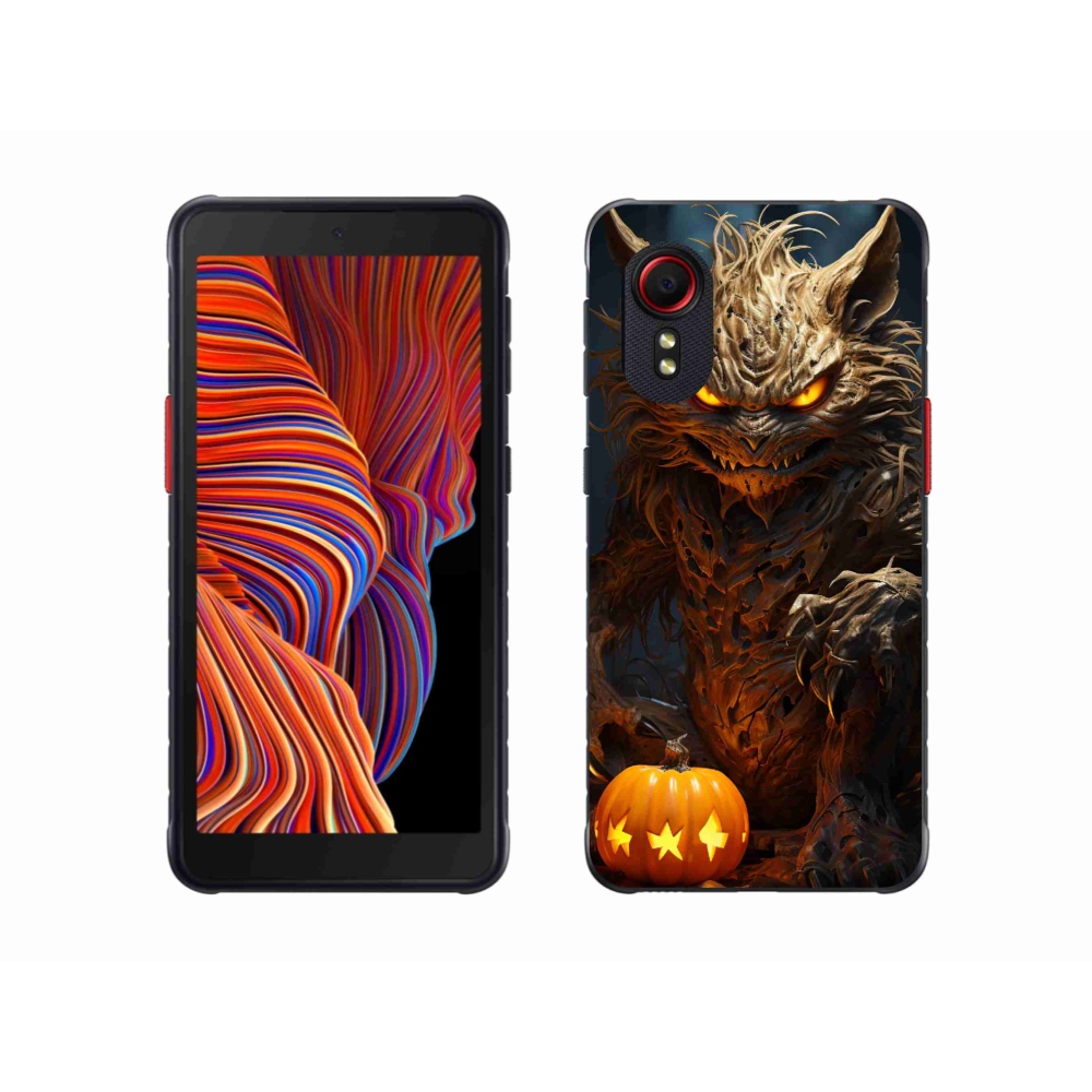 Gél borítás mmCase Samsung Galaxy Xcover 5 készülékhez - Halloween szörnyeteg