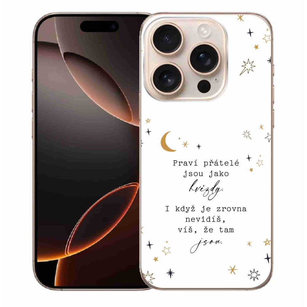 Gél borítás mmCase iPhone 16 Pro Max készülékhez - Idézet 6 fehér háttér