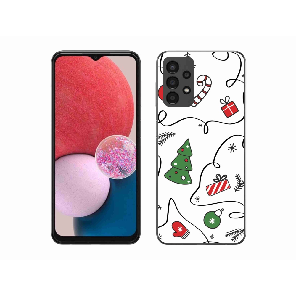 Gél borítás mmCase Samsung Galaxy A13 4G - karácsonyi motívumokkal