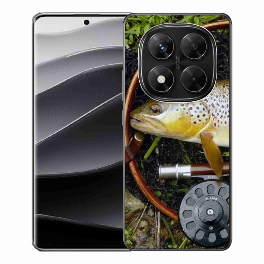 Zselés borítás mmCase a Xiaomi Redmi Note 14 Pro 5G/Poco X7 5G számára - pisztráng 2