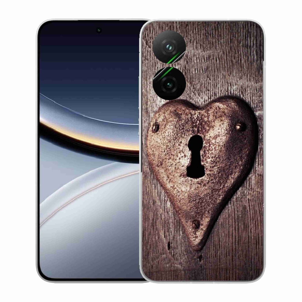 Gél borítás mmCase a Xiaomi Poco F7 5G számára - szív alakú zár