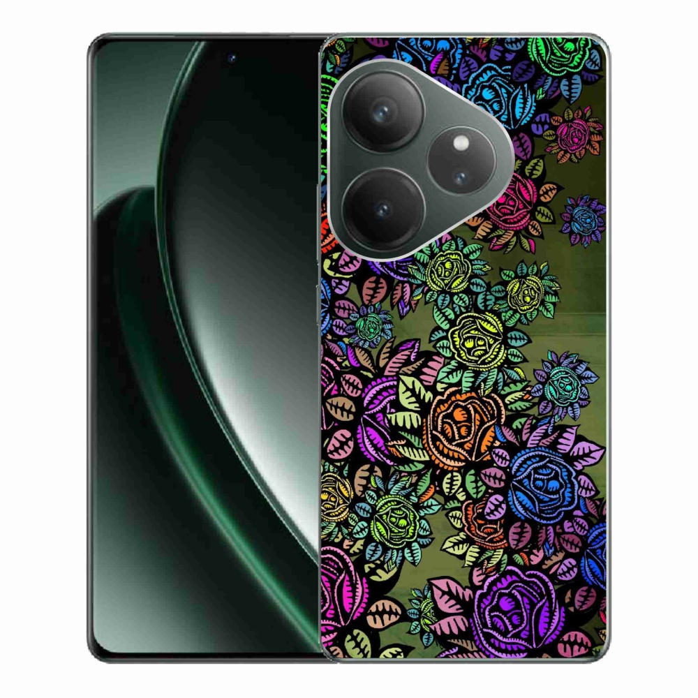 Gél borítás mmCase a Realme GT 6 5G/GT 6T 5G - virágok 6