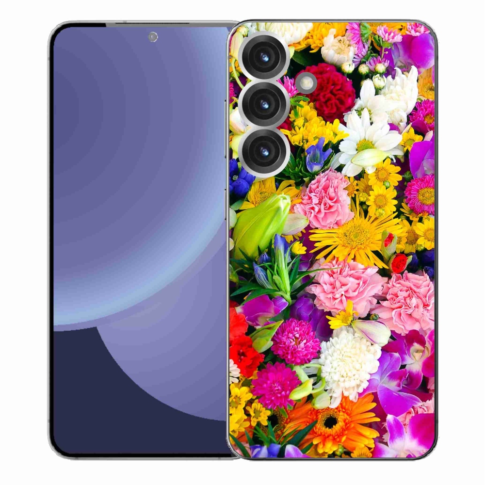 Gél borítás mmCase Samsung Galaxy S25+ - virágok 12