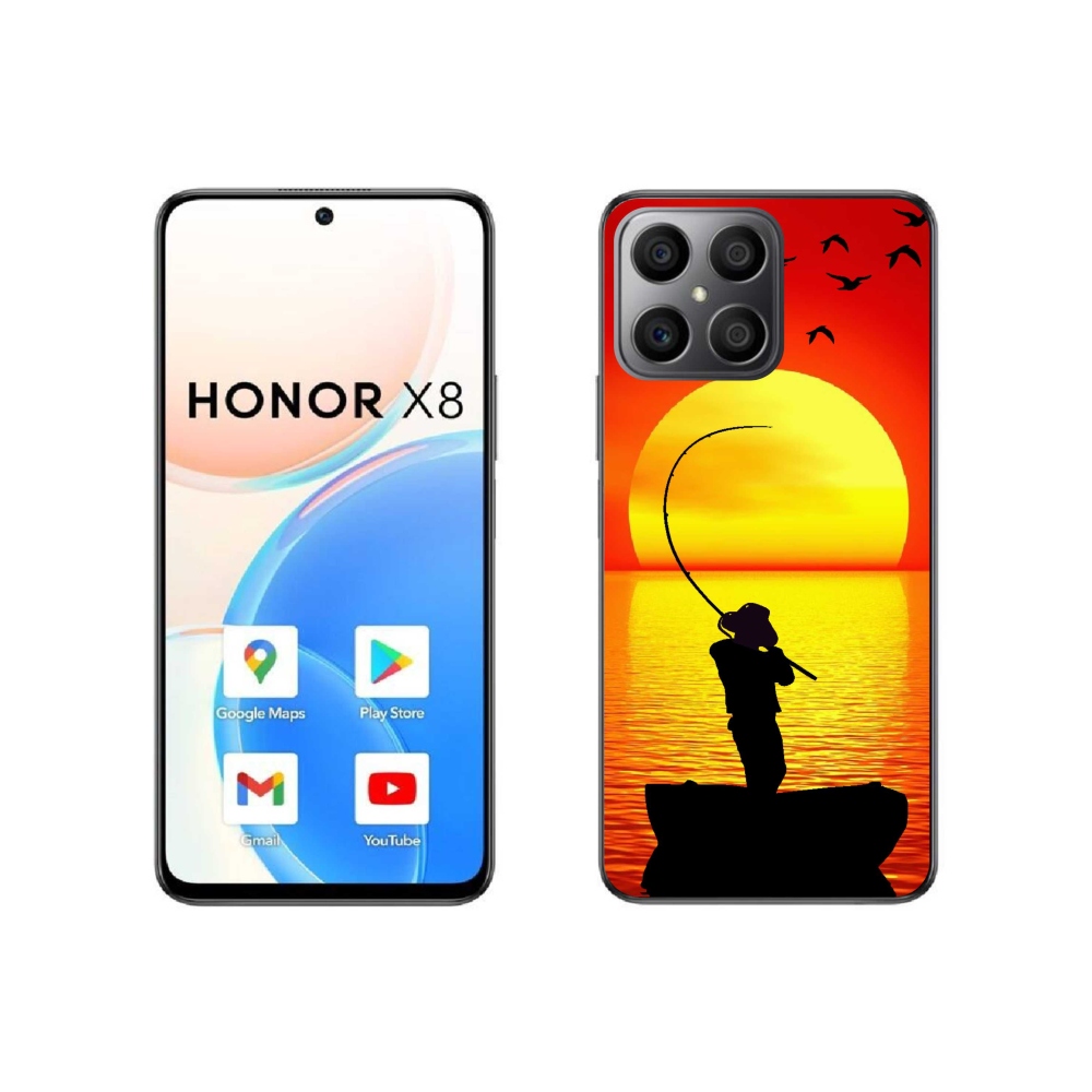 Gél borítás mmCase a Honor X8 4G-hez - horgászat