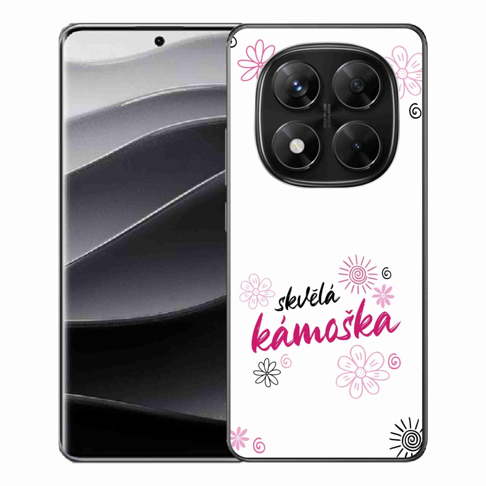 Gél borítás mmCase a Xiaomi Redmi Note 14 Pro 5G/Poco X7 5G - nagyszerű barát fehér háttérrel