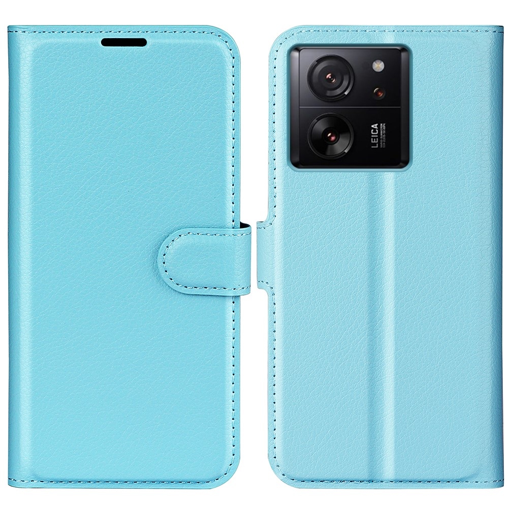 Litchi könyv tok Xiaomi 13T/13T Pro-hoz - kék