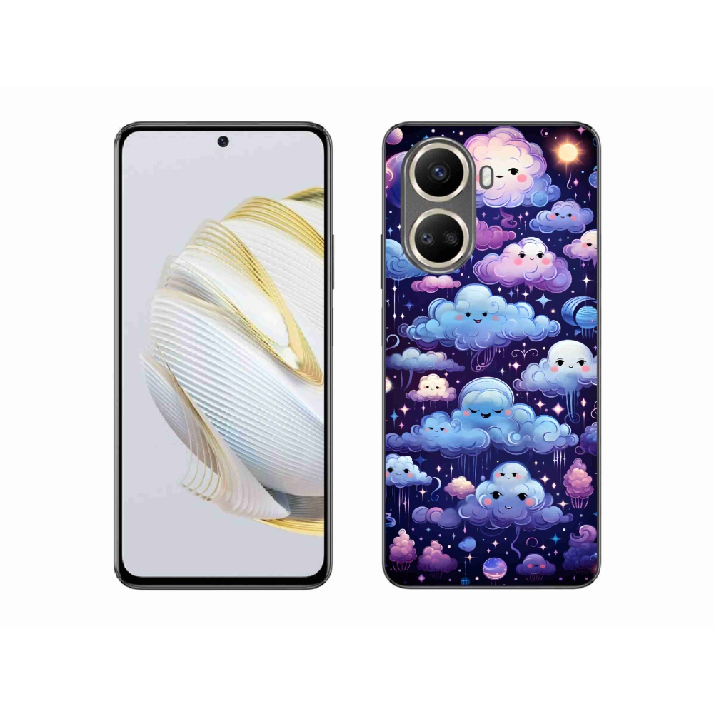Gél borítás mmCase a Huawei Nova 10 SE-hez - felhők