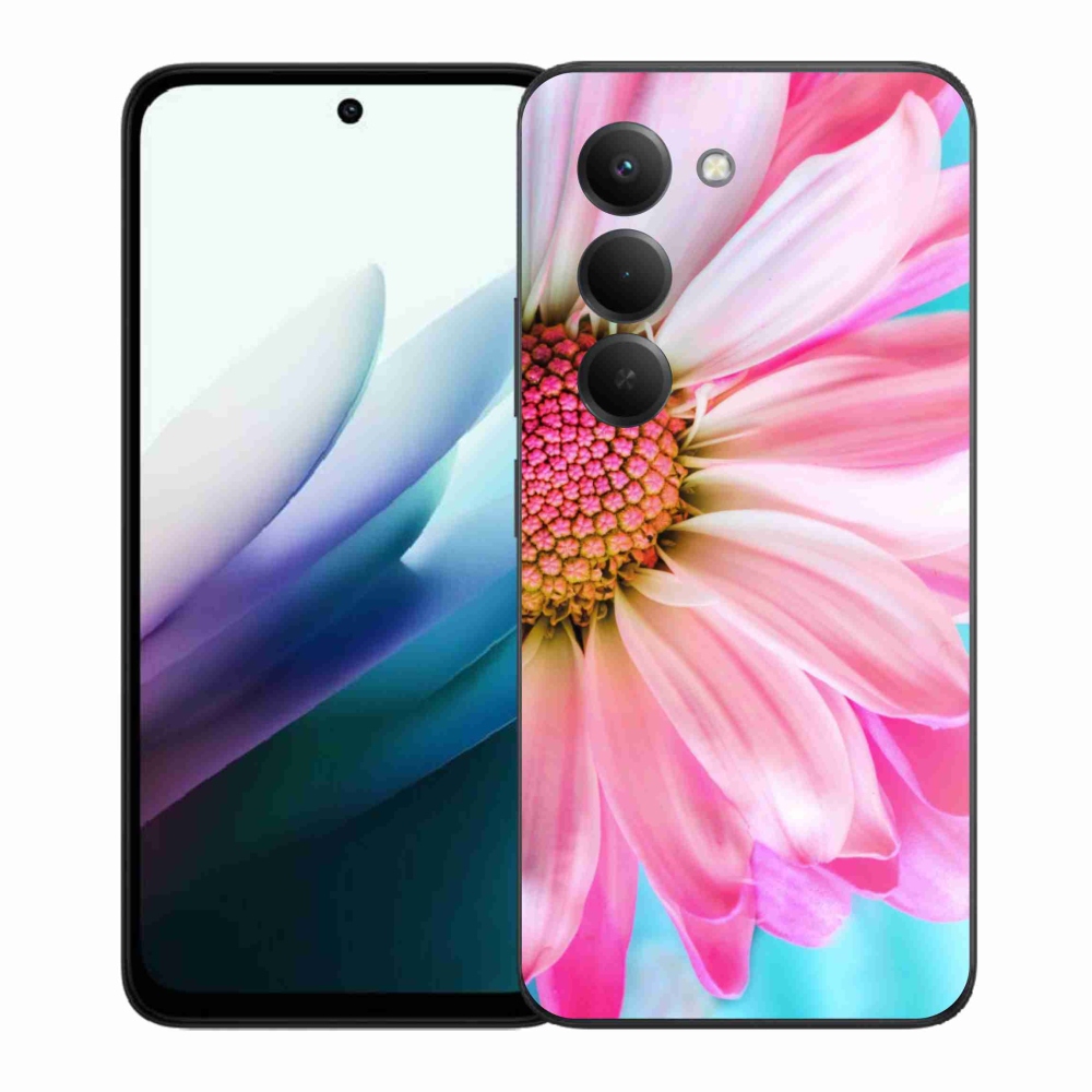 Gél borítás mmCase a Xiaomi Redmi 15 4G/5G (171mm) - rózsaszín virág