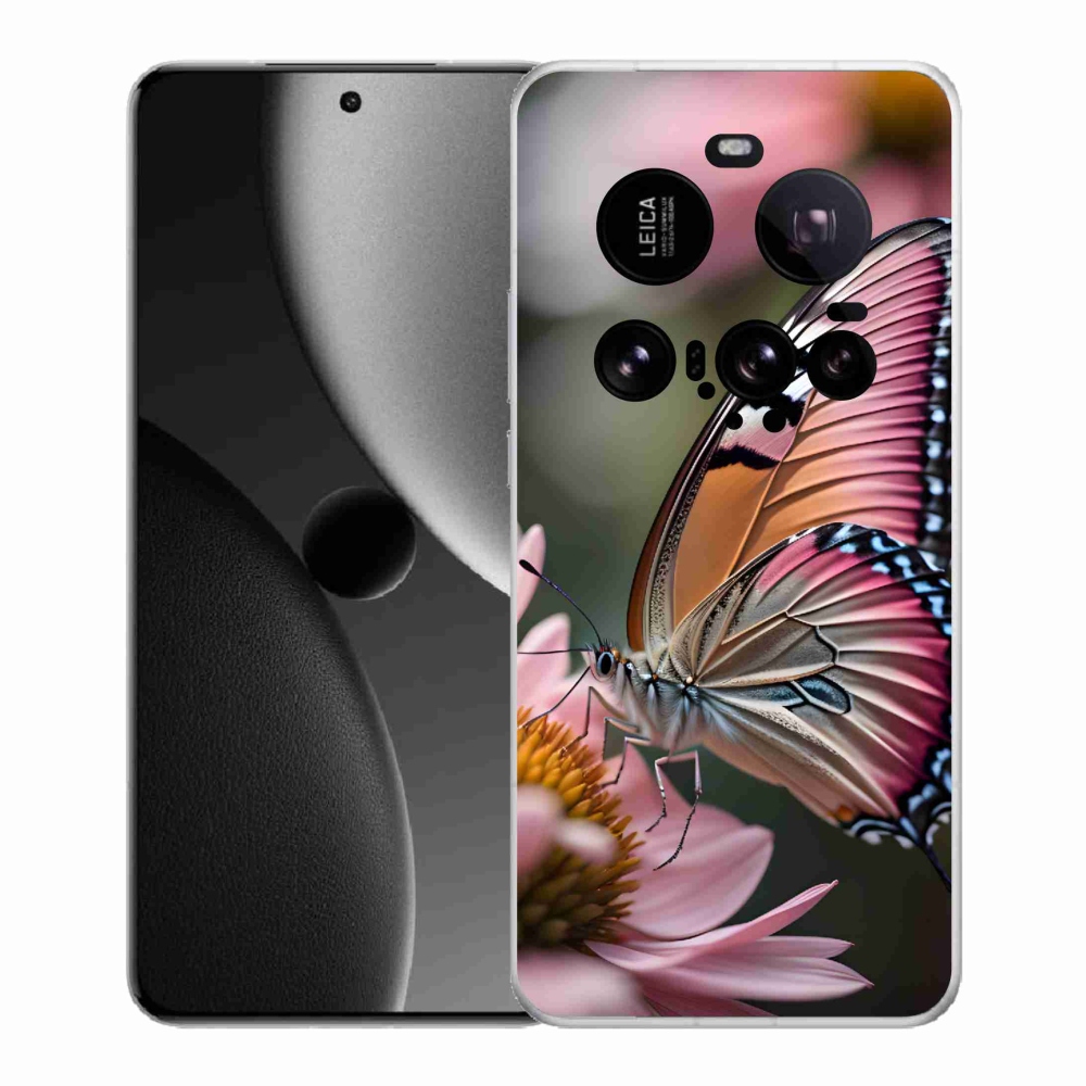 Gél borítás mmCase a Xiaomi 15 Ultra - színes pillangóhoz