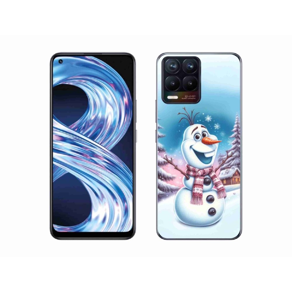 Gél borítás mmCase a Realme 8 4G-n - Ice Kingdom