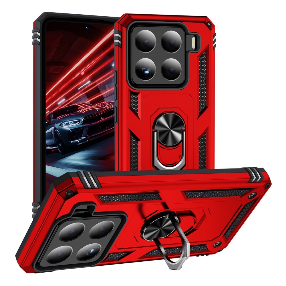 Gyűrűk tartós burkolat Xiaomi 15 - piros