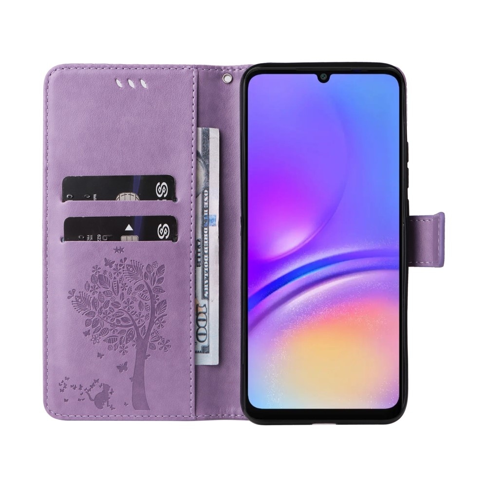 Fák könyve tok Samsung Galaxy A06 4G - világos lila