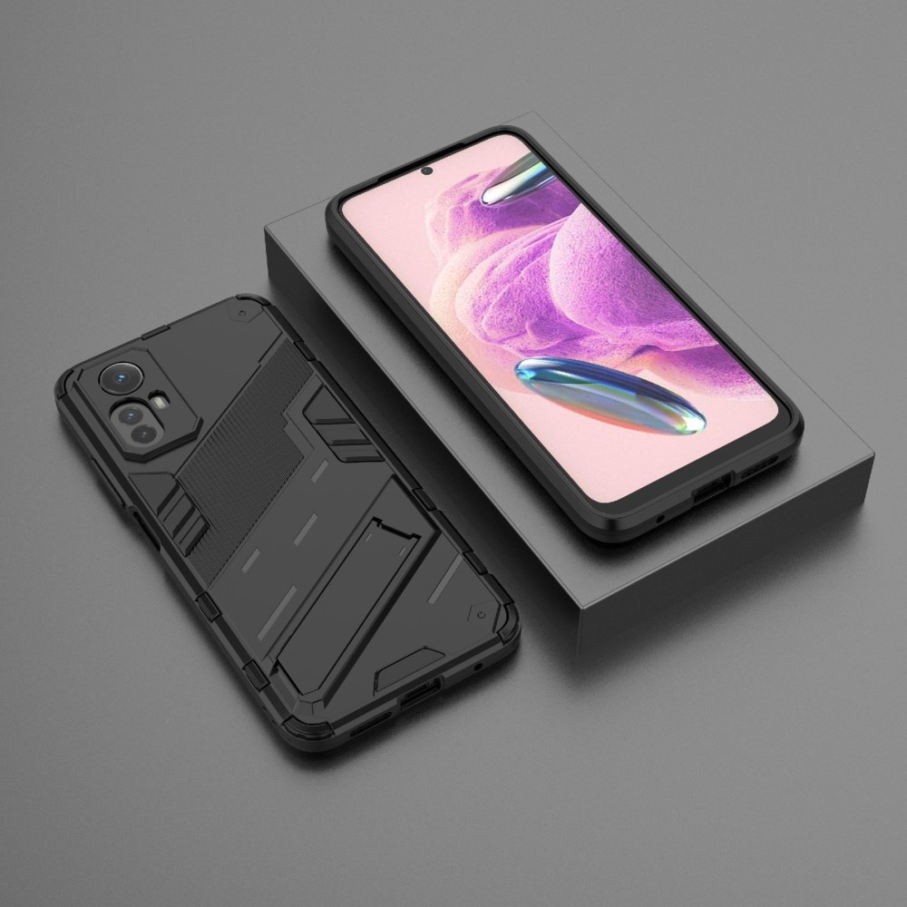 Tartós borítás Xiaomi Redmi Note 12S készülékhez - fekete