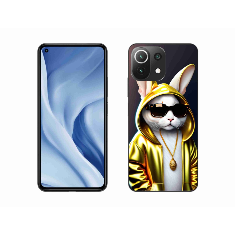 Gél borítás mmCase a Xiaomi Mi 11 Lite 4G/5G-hez - cat boss