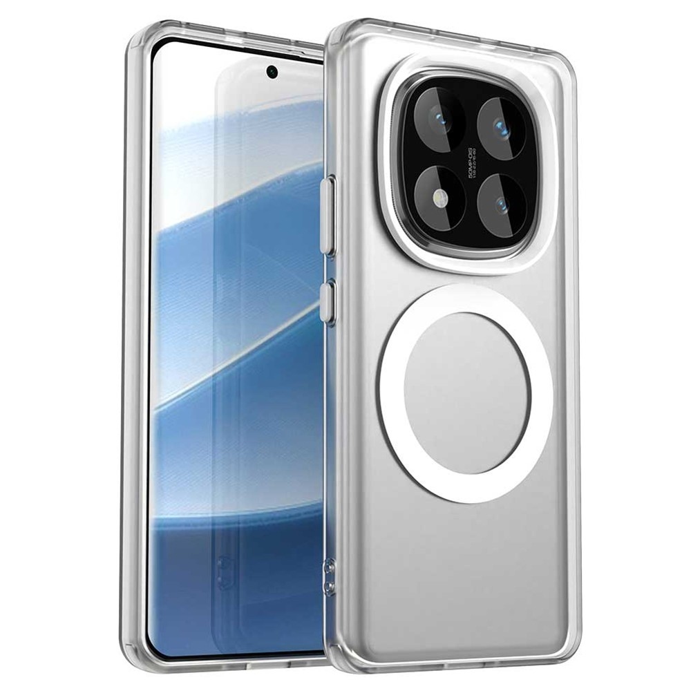 Candy zselés tok MagSafe-val a Xiaomi Redmi Note 14 Pro-ra - fehér