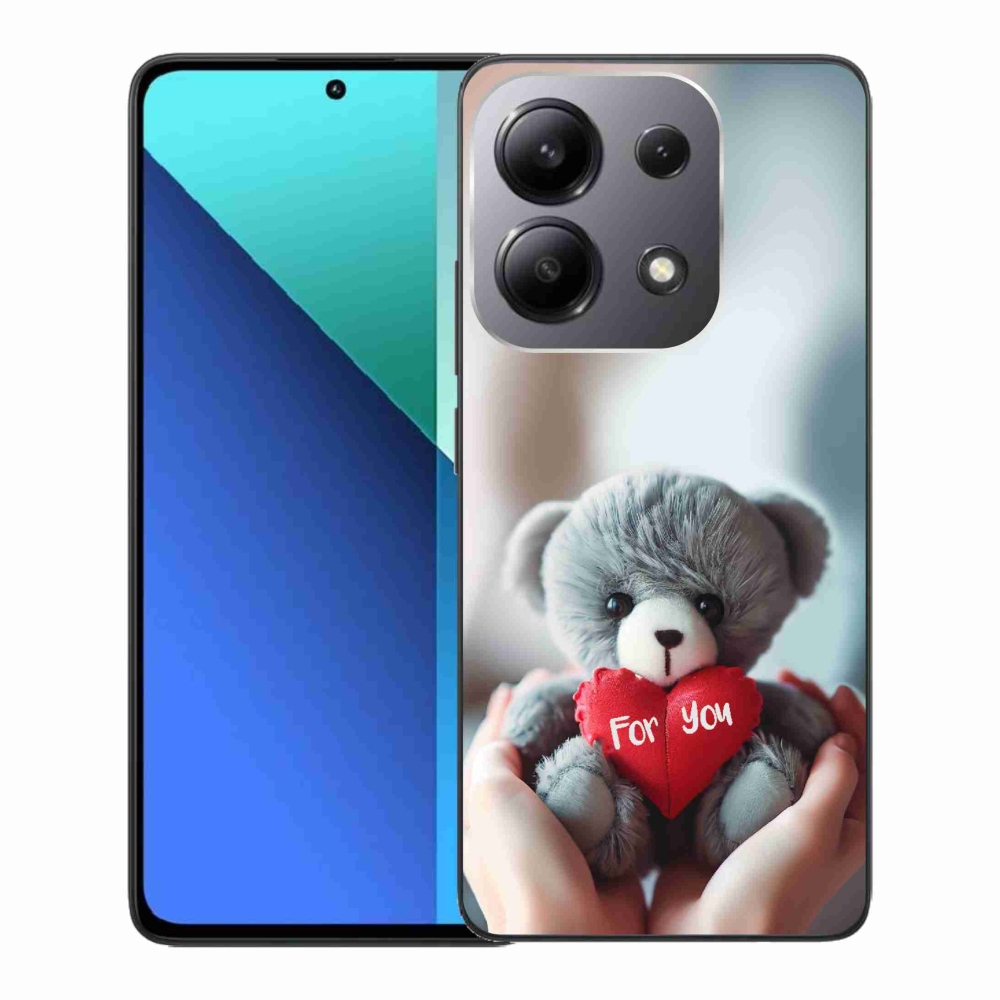 Gél borítás mmCase a Xiaomi Redmi Note 13-hoz - mackó a szerelmeseknek