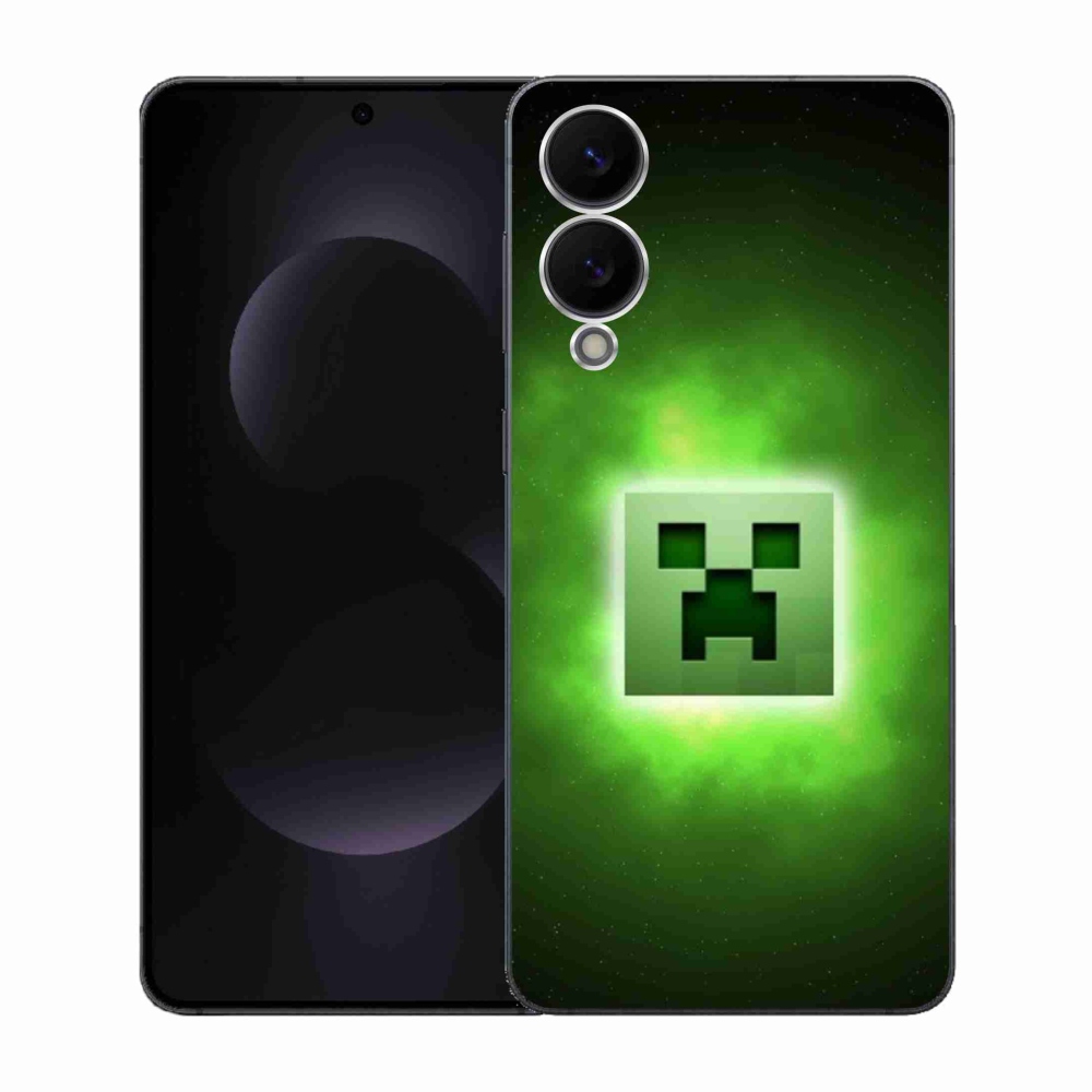 Gél borítás mmCase Samsung Galaxy S25 Edge készülékhez - minecraft