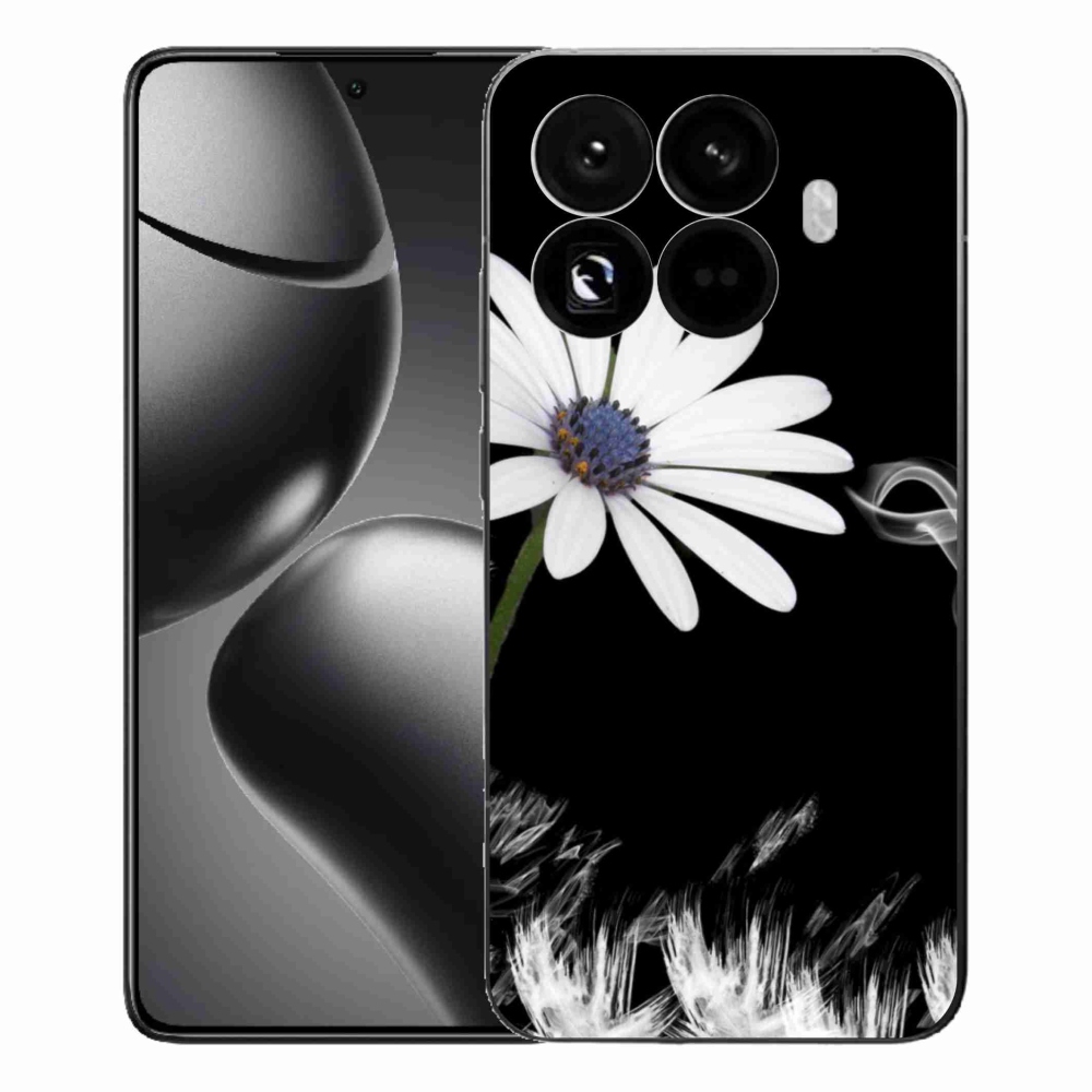 Gél borítás mmCase a Xiaomi 15T Pro számára - fehér virág